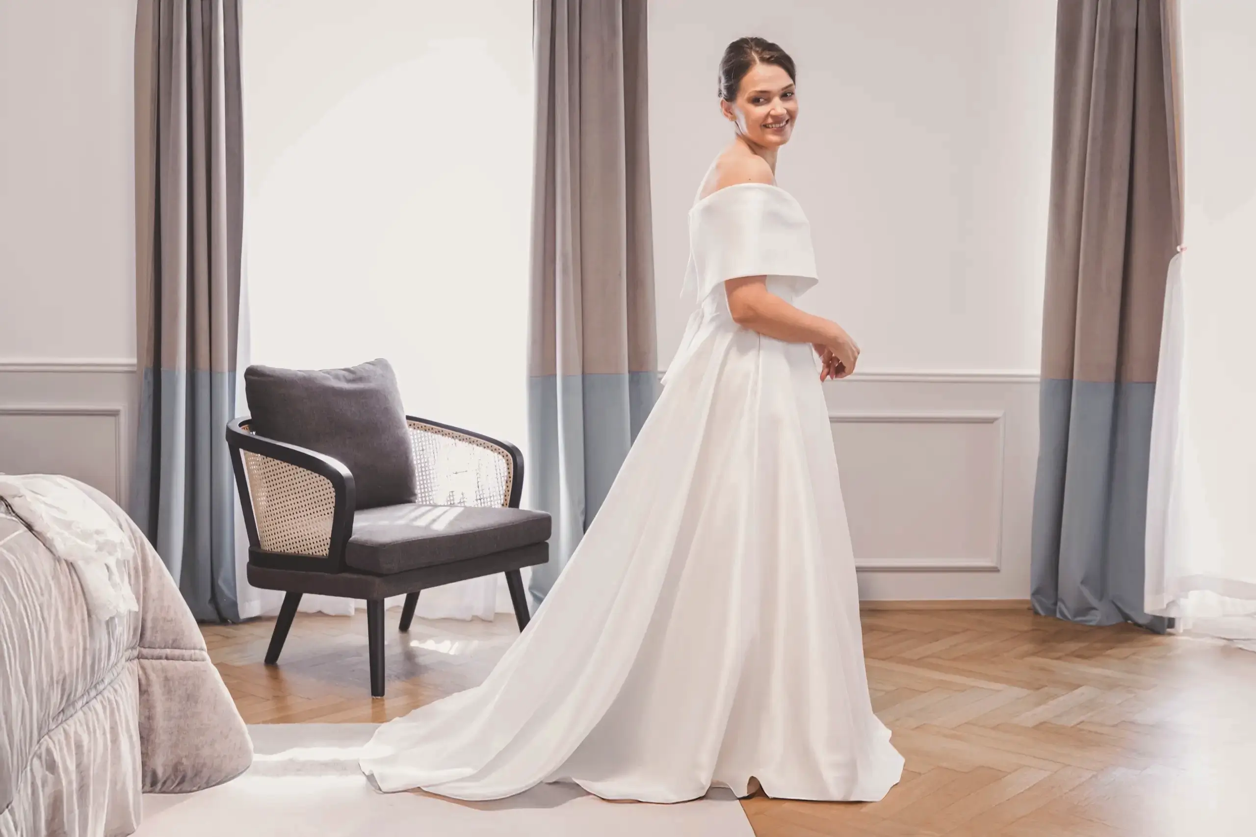 Svatební fotografie nevěsty